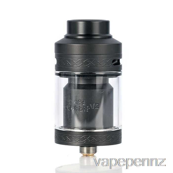 Hellvape DEAD RABBIT V2 25mm RTA Matte Full Black VAPE NZ